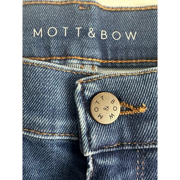 Mott and Bow Size 29x30 Slim Oliver Jeans Men's Mid-Rise Medium Wash EUC - Picture 9 of 14